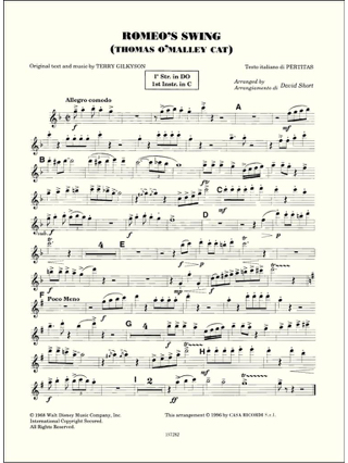 Les Aristochats - Ensemble mixte - DISNEY - Partition